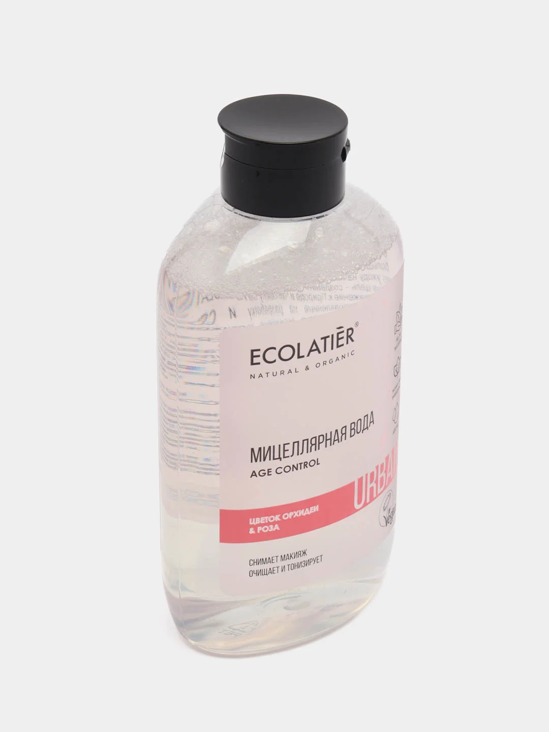Ecolatier Urban мицеллярная вода для снятия макияжа "Цветок орхидеи и роза" 600 мл