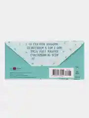 Небесно-голубой конверт-открытка для денег подарочный "Рождение ребёнка (мальчика, девочки)", выписка