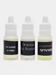Алый комплект из 3 штук: заправка ароматизатора, парфюмерное масло, дозаправка, 10 мл