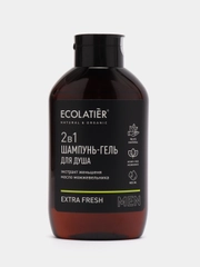 Ecolatier Men шампунь и гель для душа 2 в 1 Extra Fresh, 400 мл