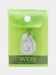 Коричневый косметический спонж SVEZO с сумкой в комплекте