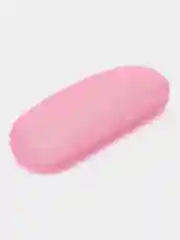 Розовый футляр для очков пластмассовый "Лира", 16,5 х 6,5 х 2,5 см