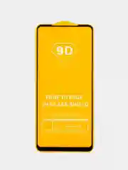 Черный защитное стекло 9D для Samsung A21 / A21s, закалённое стекло