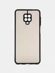 Черный чехол Xiaomi Redmi Note 9s, Note 9 Pro, Note 9 Pro Max Редми Нот 9с пластиковый матовый
