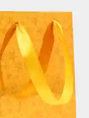 Желтый пакет бумажный, 24*18*9 см, голография, 200897872