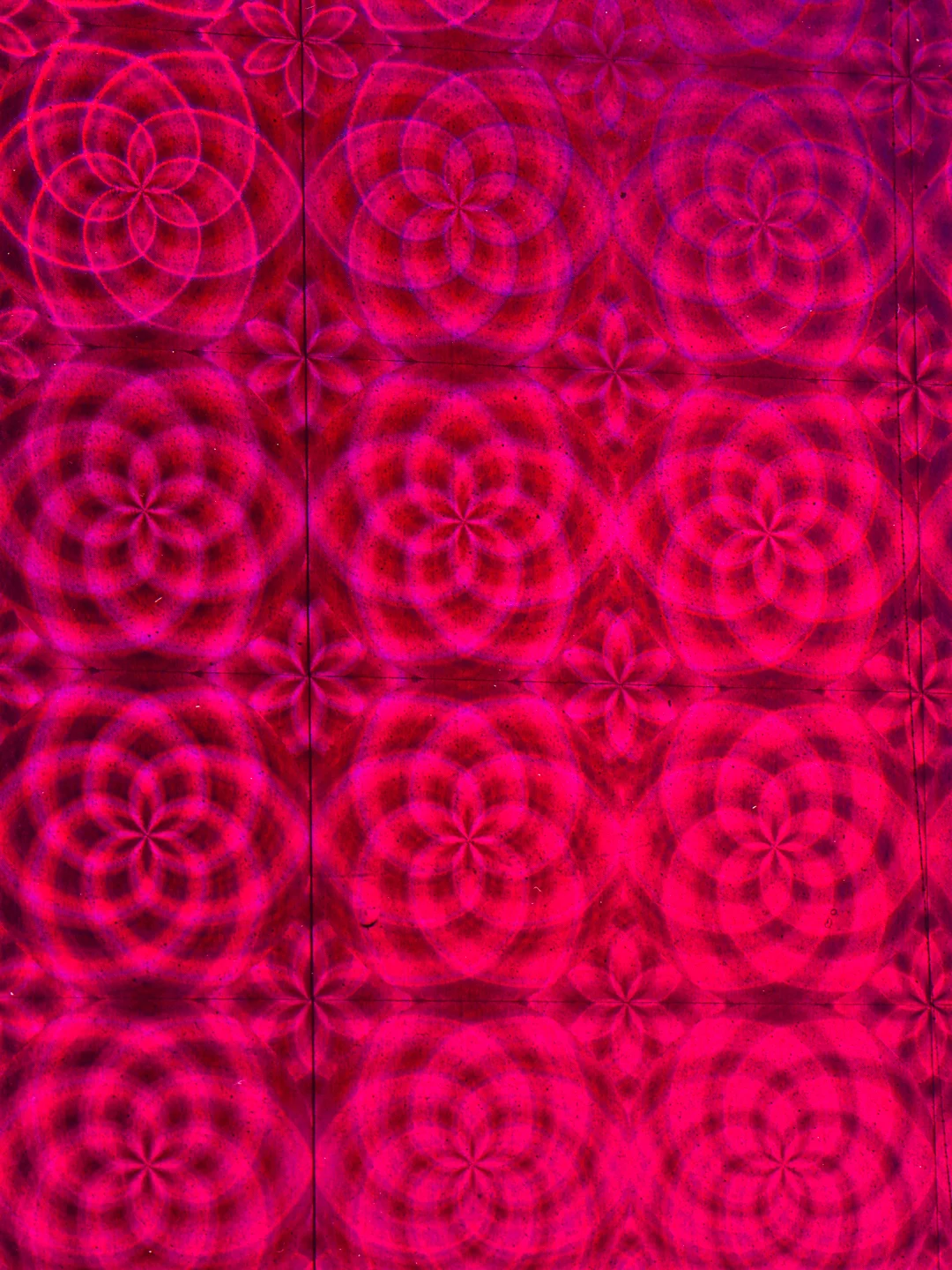 Фуксия пакет бумажный, 24*18*9 см, голография, 200897872