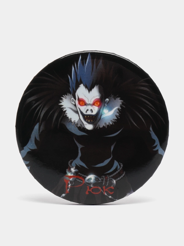 Значки аниме "Тетрадь Смерти" (Death Note), большие, 56 мм