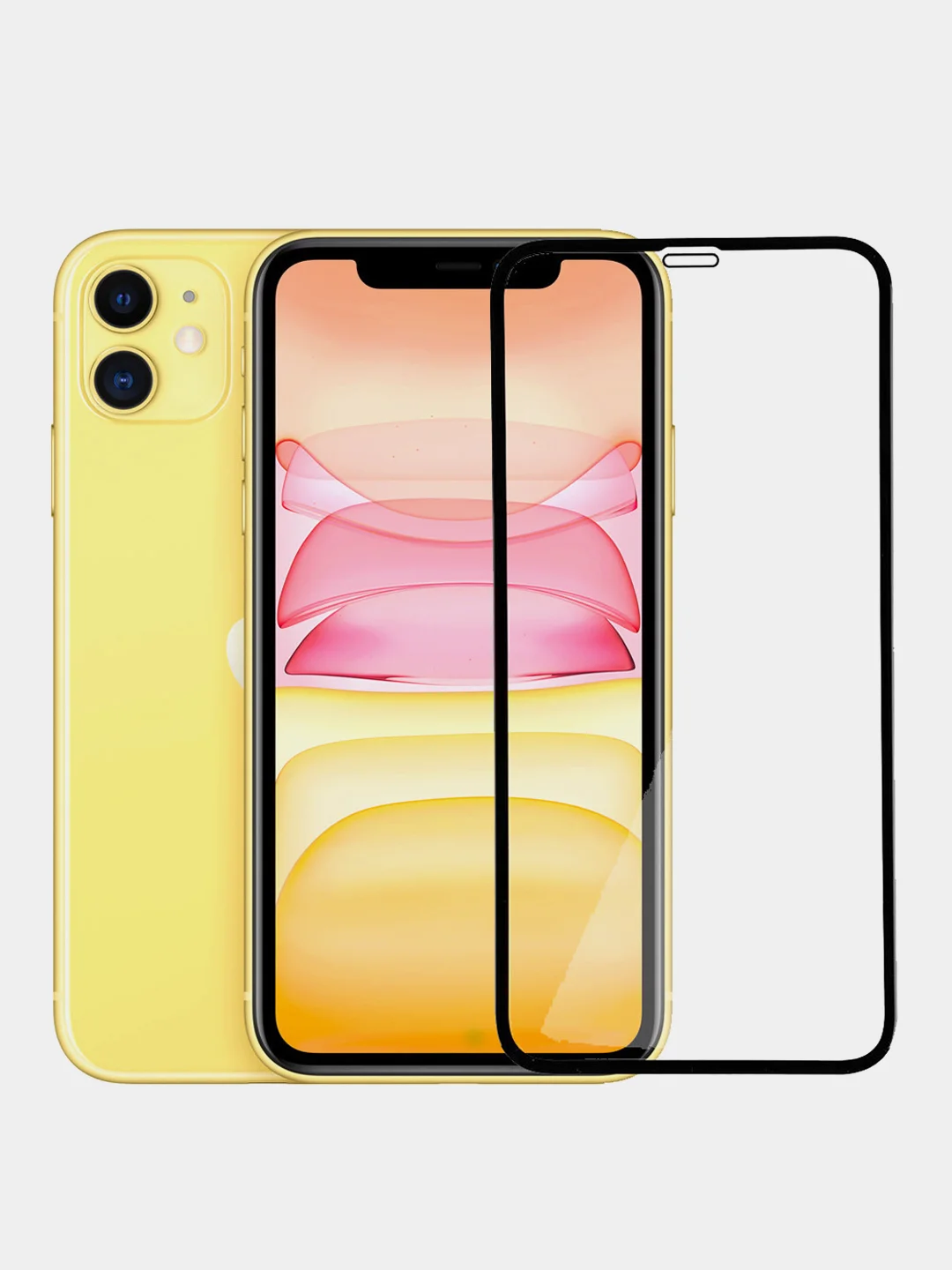 Черный защитное стекло для iPhone 11/ XS / XR / XS Max / Х / 11 Pro / 11 Pro Max
