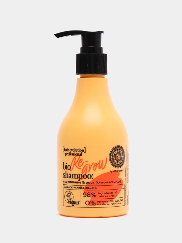 Natura Siberica Hair Evolution шампунь для волос Укрепление и рост волос, 250 мл