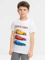 Слоновая кость футболка для мальчика, с принтом, хлопок, 4 - 8 лет