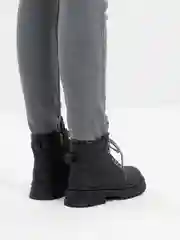 Черный ботинки женские, зимние, утепленные
