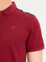 Багровый футболка поло мужская