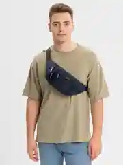 Синий сумка поясная унисекс "Sport"