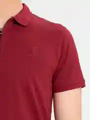 Бордовый футболка поло мужская