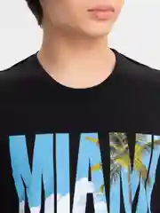 Черный футболка мужская