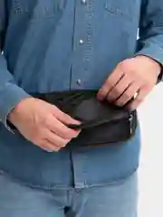 Черный сумка поясная унисекс "Sport"