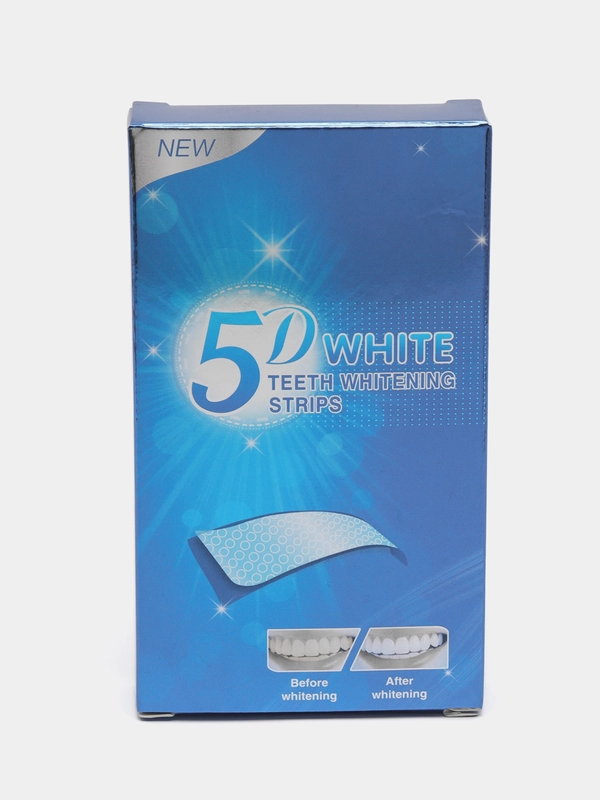 Отбеливающие полоски для зубов White 3D, 5D