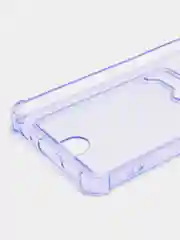 Лавандовый чехол для Realme C55 / Реалми С55, прозрачный, с карманом для карты
