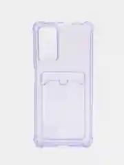 Лавандовый чехол Redmi Note 11 Pro / Note 12 Pro 4G Нот 11 Про прозрачный с карманом для карты