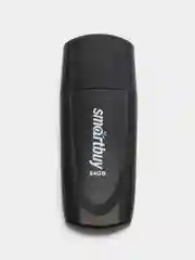 Черный флешка USB SmartBuy Scout, c объёмами памяти на 8 Гб/ 16 Гб/ 32 Гб/ 64 Гб