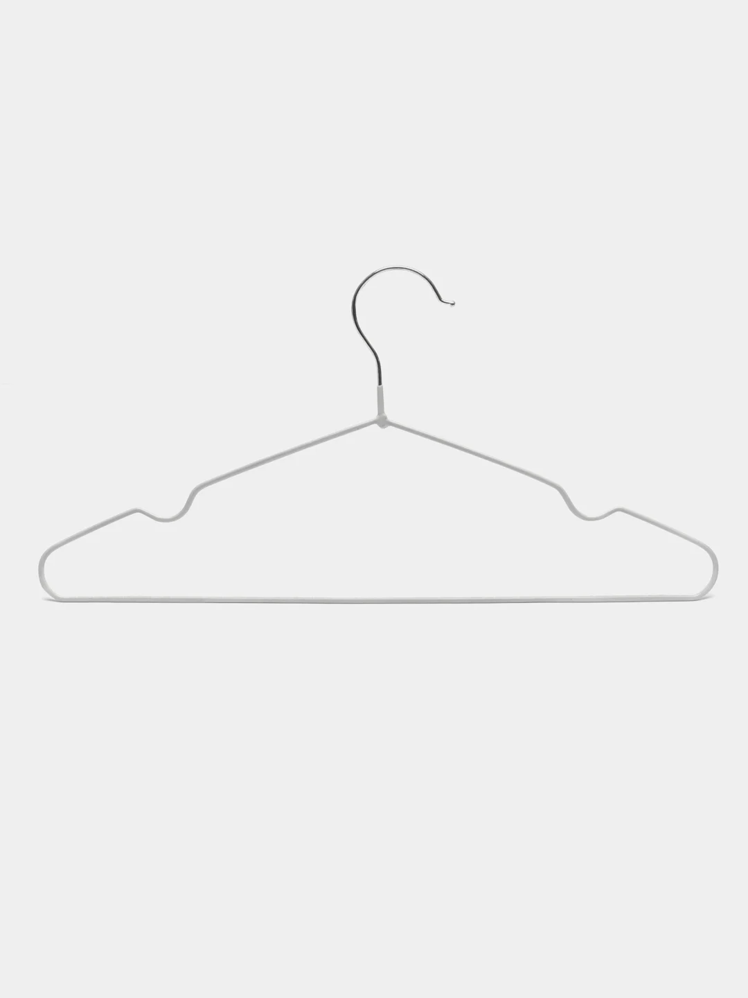 Плечики антискользящие SimpleShop белые для взрослой и детской одежды 10 шт