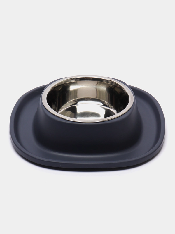 Миска для животных, на подставке, Lilli Pet, 28*28*5,5 см, 400 мл, 20-5761, китово-синий