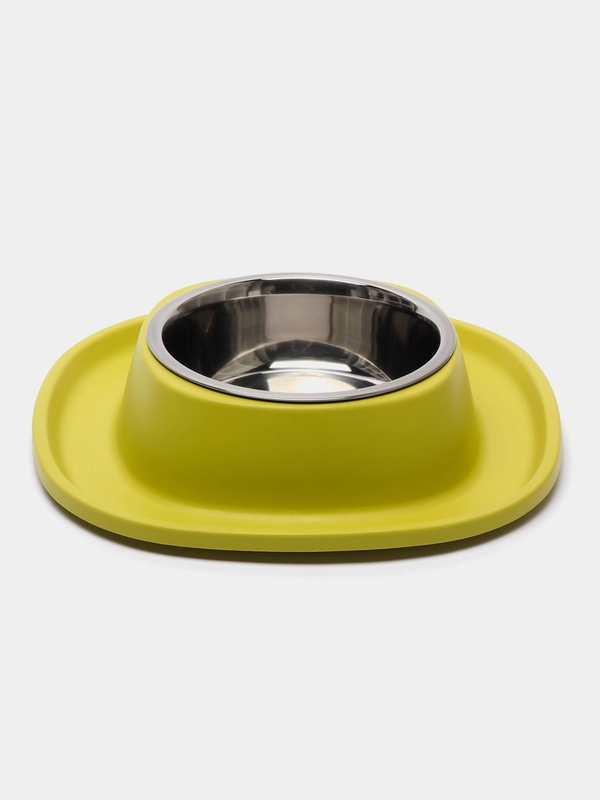 Миска для животных на подставке, Lilli Pet, 28*28*5,5 см, 400 мл 20-5761/ грушевый
