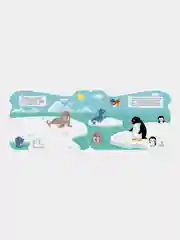 Самолетик.  Наклейки для малышей 1+