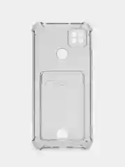 Черный чехол для Xiaomi Redmi 9C, Redmi 9C NFC, Redmi 10A, прозрачный, с карманом для карты