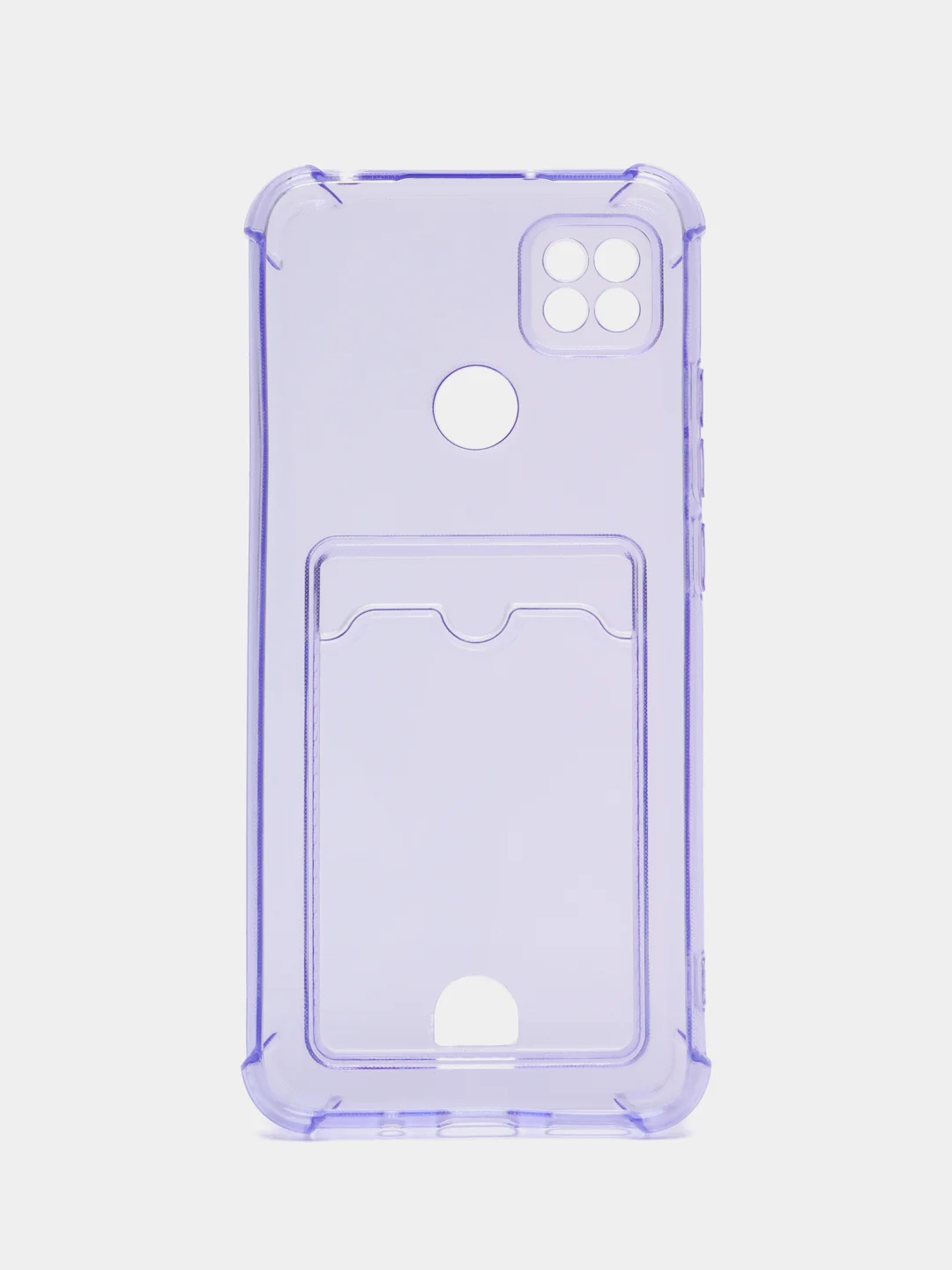 Голубой чехол для Xiaomi Redmi 9C, Redmi 9C NFC, Redmi 10A, прозрачный, с карманом для карты