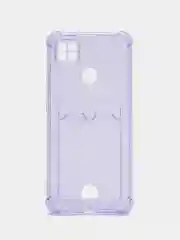 Чехол для Xiaomi Redmi 9C, Redmi 9C NFC, Redmi 10A, прозрачный, с карманом для карты