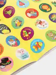 Рабочая тетрадь с наклейками 5+. Читаем по слогам