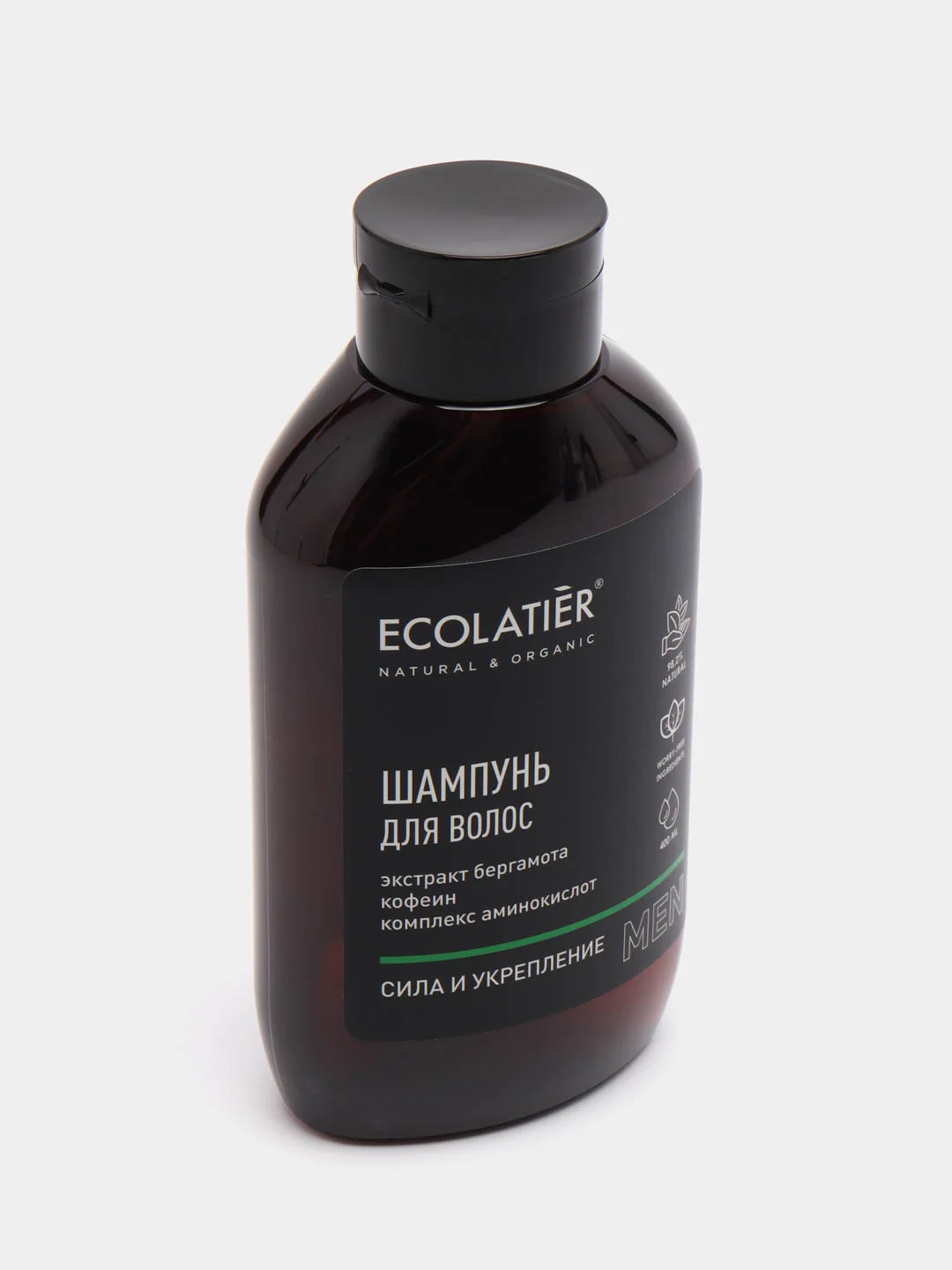 Ecolatier Men Шампунь для волос Сила и укрепление, 400 мл