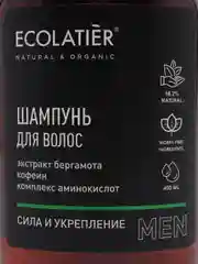 Ecolatier Men Шампунь для волос Сила и укрепление, 400 мл