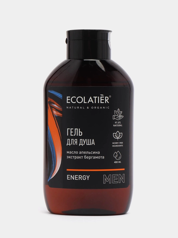 Ecolatier Man гель для душа Energy, 400 мл