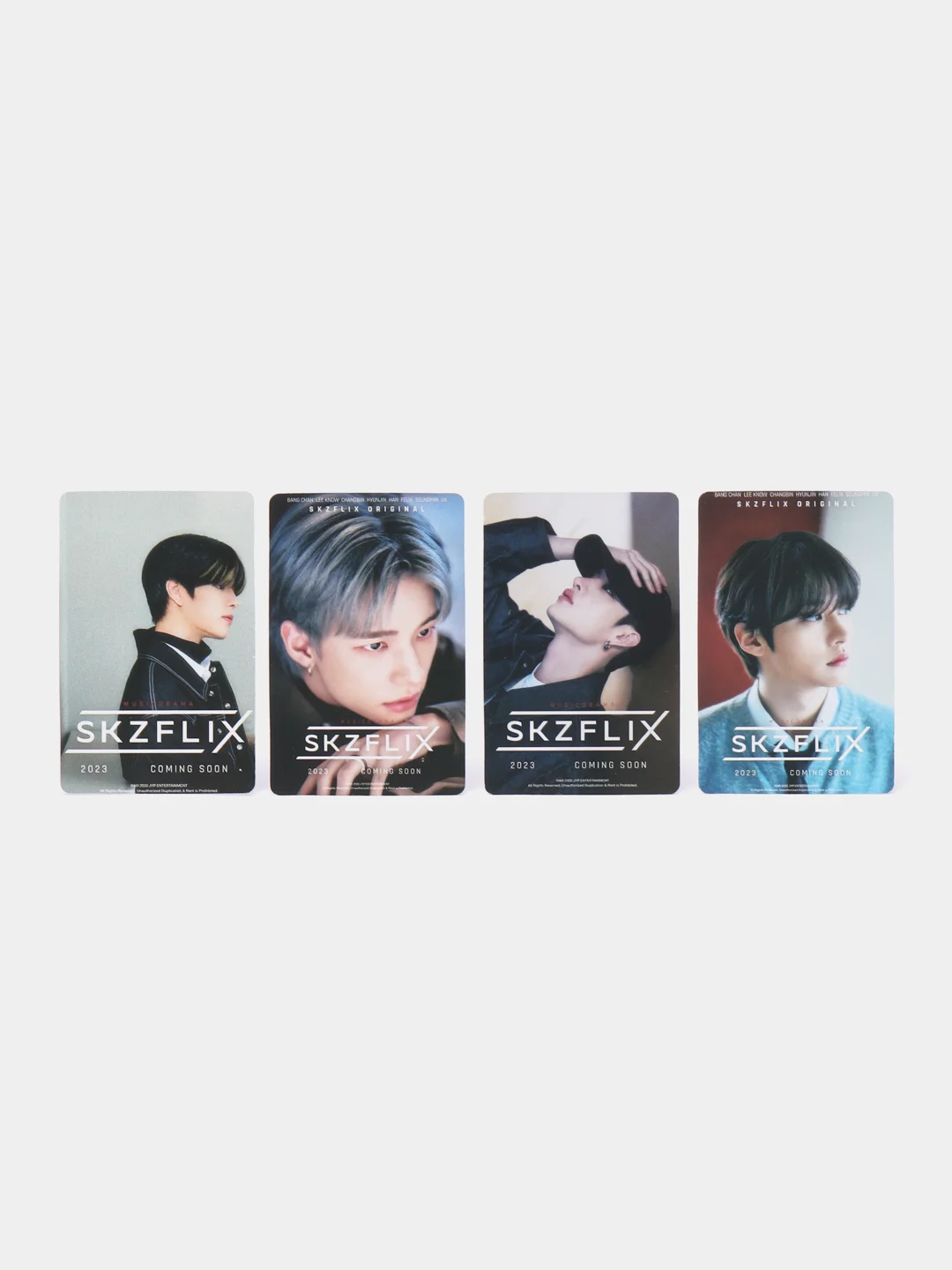 Бежевый меланж карточки K-POP Stray Kids THE SOUND