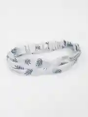 Серый бандана,косынка летняя на резинке