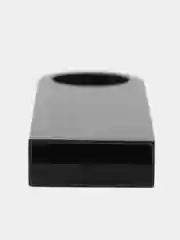 Черный флешка USB 2.0, 5 объёмов, металлическая