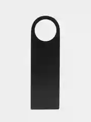 Черный флешка USB 2.0, 5 объёмов, металлическая