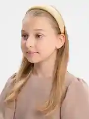 Золотой ободки гладкие / шелковые / пудровые