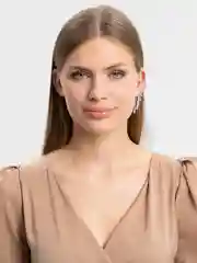 Серебряный серьга-каффа на ухо, без прокола