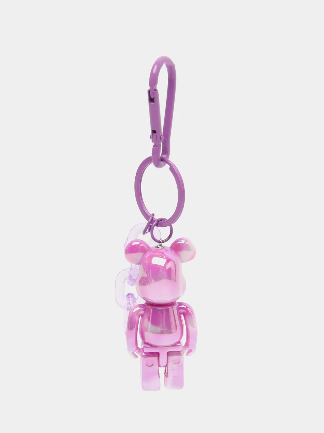 Фуксия брелок Bearbrick для ключей, украшение для сумки, рюкзака
