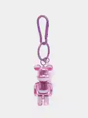 Фуксия брелок Bearbrick для ключей, украшение для сумки, рюкзака