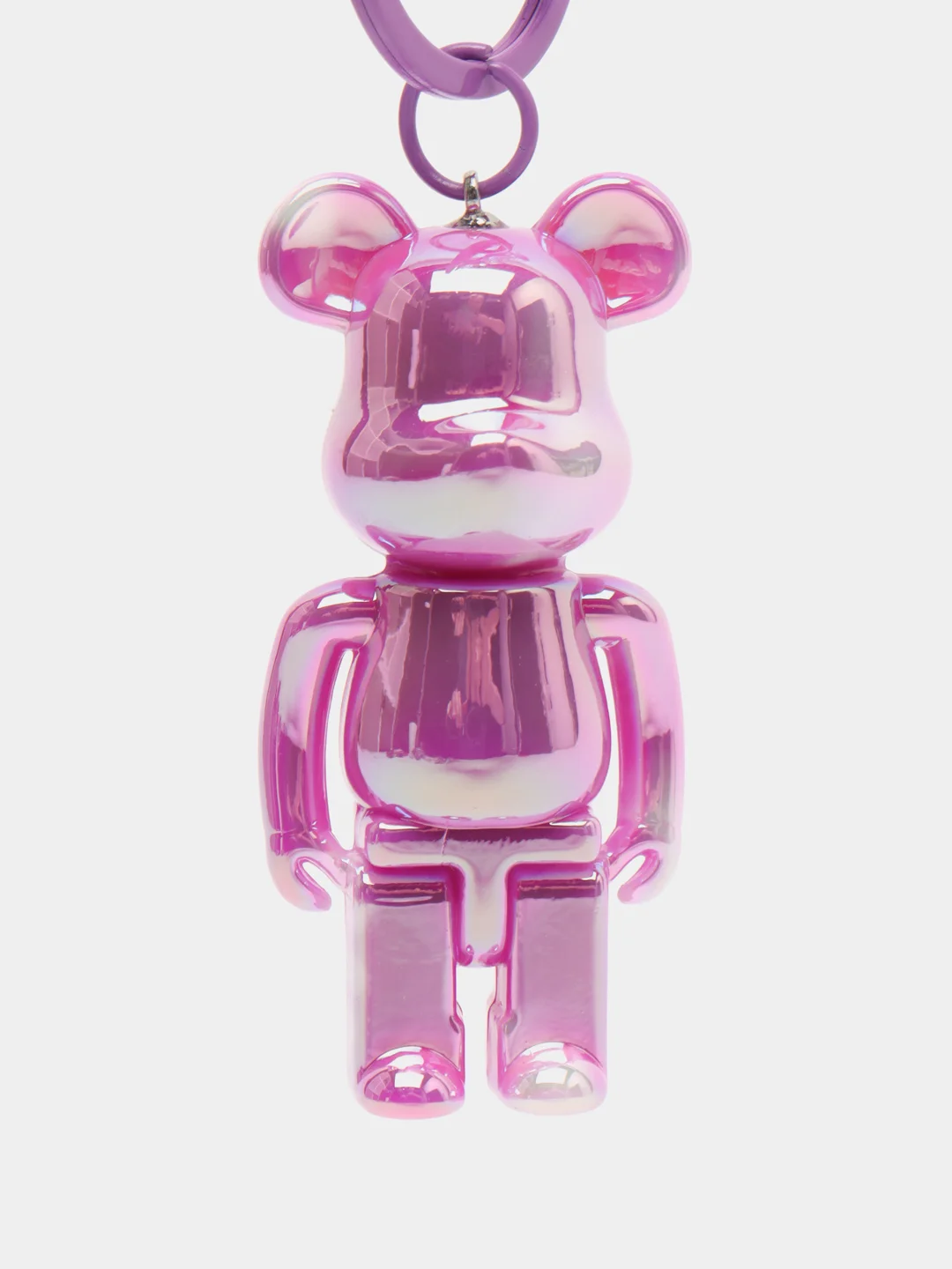 Фуксия брелок Bearbrick для ключей, украшение для сумки, рюкзака