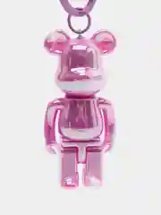 Фуксия брелок Bearbrick для ключей, украшение для сумки, рюкзака