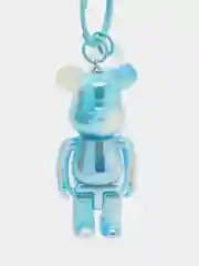 Бирюзовый брелок Bearbrick для ключей, украшение для сумки, рюкзака