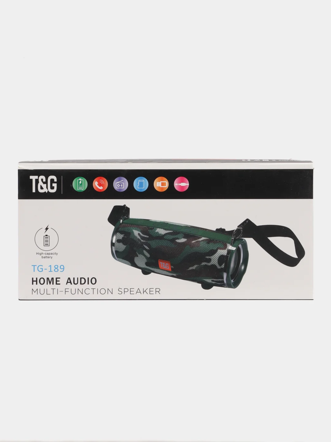 Синий беспроводная портативная Bluetooth колонка TG-189
