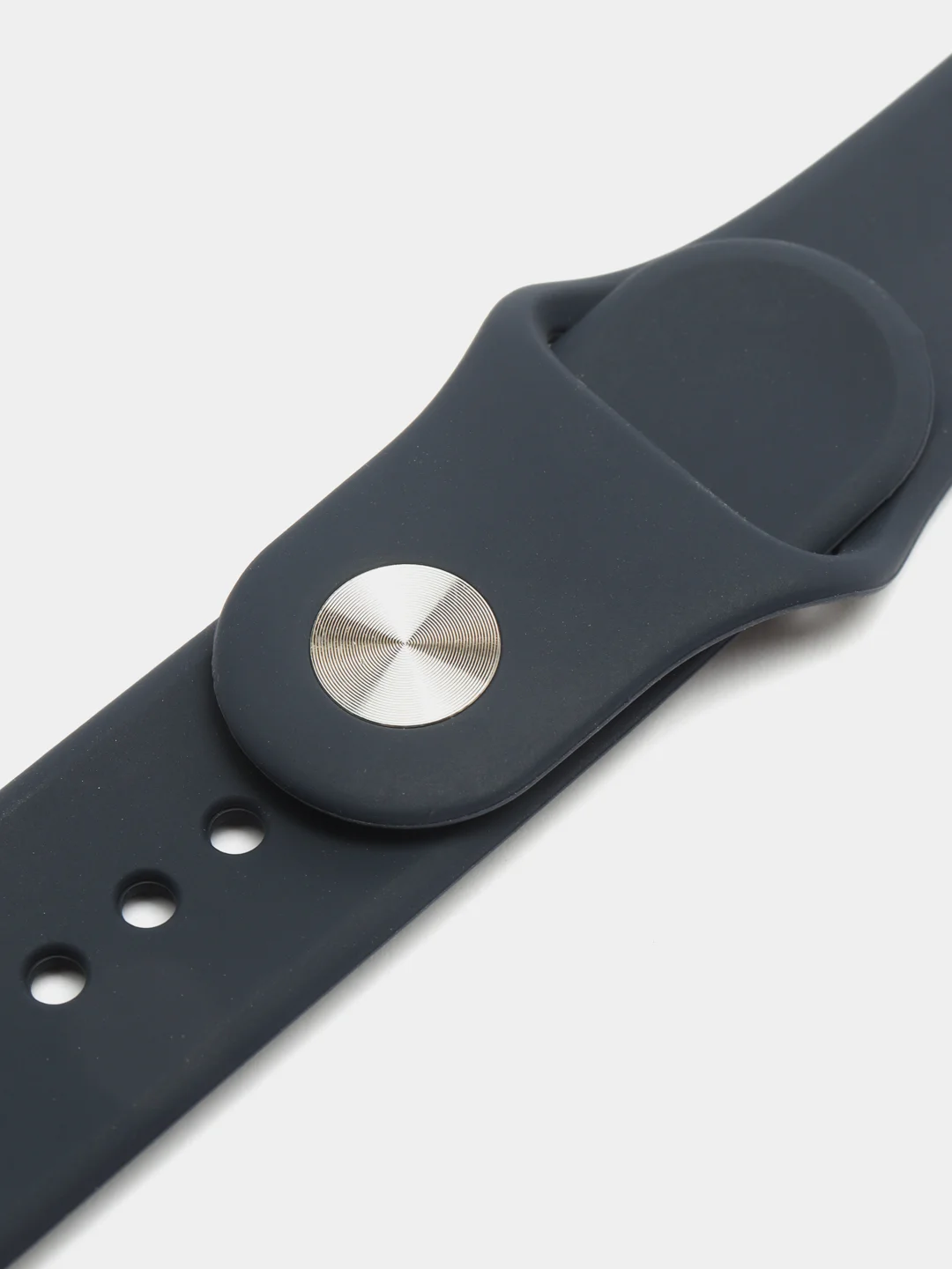 Синий силиконовый ремешок для Apple Watch, с корпусом, 38 / 40 / 42 / 44