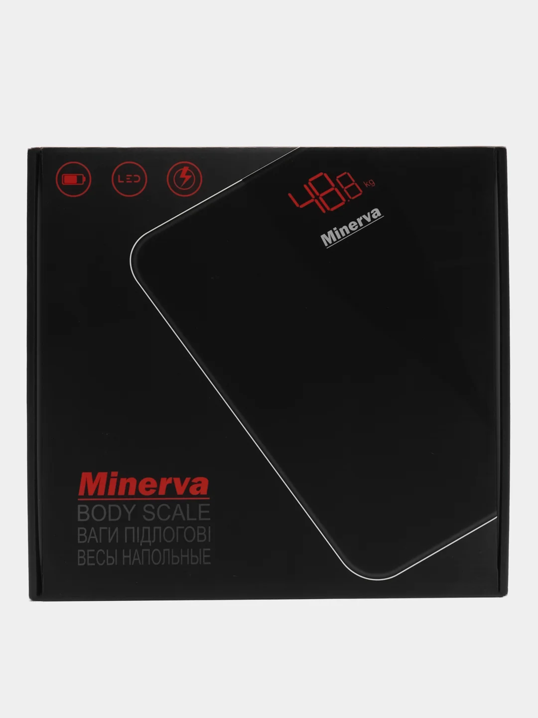 Весы напольные MINERVA ULTRA BLACK (B31E) M-EXPB31EB