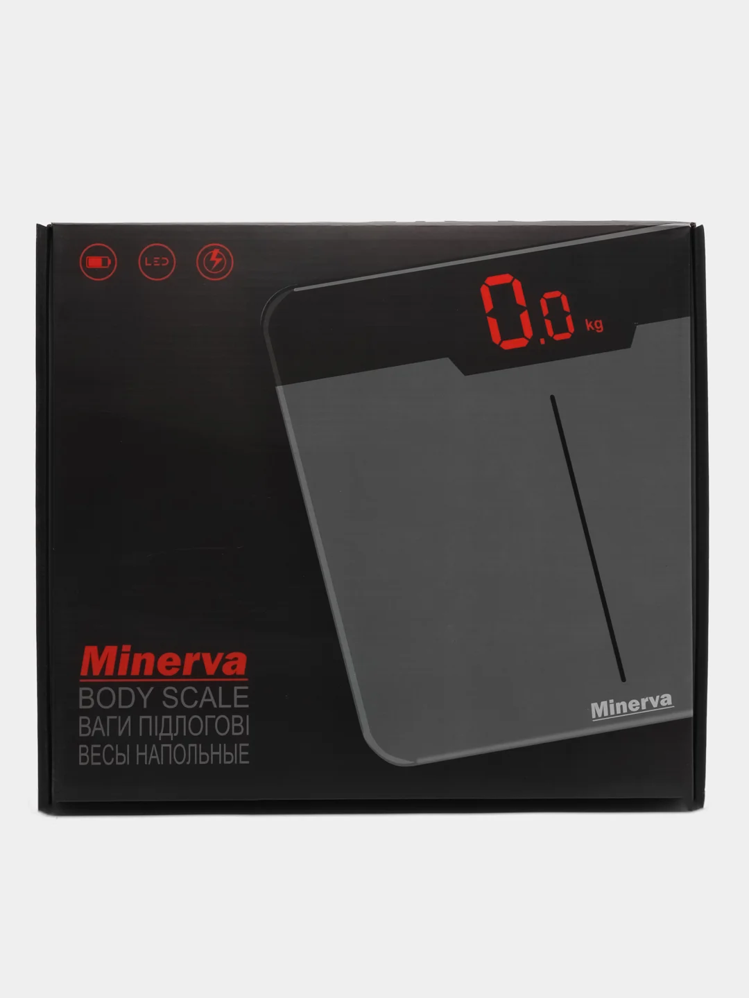 Весы напольные MINERVA ROSE NOIR (B32E) M-EXPB32ER до 180кг